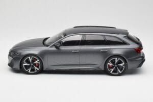 Audi RS6 C8 Avant Matt Grey Minichamps 1:18 155018015 Metal - imagem 3 de 6