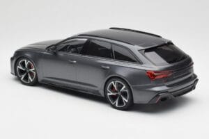 Audi RS6 C8 Avant Matt Grey Minichamps 1:18 155018015 Metal - imagem 5 de 6