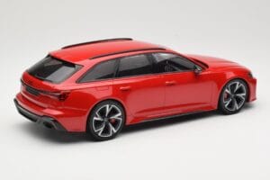 Audi RS6 C8 Avant Red Metallic Minichamps 1:18 155018010 Metal - imagem 2 de 6