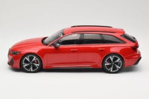 Audi RS6 C8 Avant Red Metallic Minichamps 1:18 155018010 Metal - imagem 3 de 6