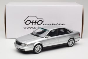 Audi S4 C4 4.2 V8 Crystal Silver Otto 1:18 OT464 Resina - imagem 6 de 6