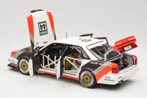 Audi V8 Quattro DTM #44 Team AZR F. Jelinski 1991 Minichamps 1:18 100911044 Metal - imagem 5 de 8