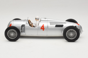 Auto Union Typ C #4 A. Varzi 2nd Place Monaco GP 1936 Minichamps 1:18 155361004 Metal - imagem 3 de 6