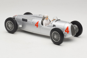 Auto Union Typ C #4 A. Varzi 2nd Place Monaco GP 1936 Minichamps 1:18 155361004 Metal - imagem 4 de 6