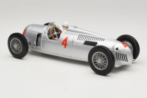 Auto Union Typ C #4 A. Varzi 2nd Place Monaco GP 1936 Minichamps 1:18 155361004 Metal - imagem 5 de 6