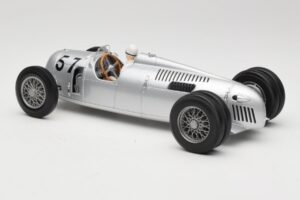 Auto Union Type C #57 H. Stuck Winner Shelsley Walsh Hill Climb 1936 Minichamps 1:18 155361057 Metal - imagem 5 de 6