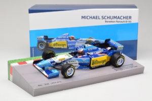 Benetton B195 Renault #1 M. Schumacher European GP Winner F1 World Champion 1995 Minichamps 1:18 513953201 Metal - imagem 7 de 7