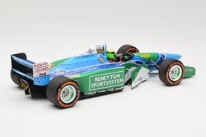 Benetton Ford B194 #5 M. Schumacher Demonstration Run Belgian GP 2017 Minichamps 1:18 510941705 Metal - imagem 2 de 6