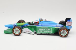 Benetton Ford B194 #5 M. Schumacher Demonstration Run Belgian GP 2017 Minichamps 1:18 510941705 Metal - imagem 3 de 6