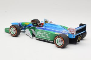 Benetton Ford B194 #5 M. Schumacher Demonstration Run Belgian GP 2017 Minichamps 1:18 510941705 Metal - imagem 5 de 6