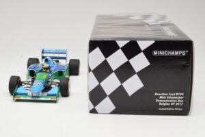 Benetton Ford B194 #5 M. Schumacher Demonstration Run Belgian GP 2017 Minichamps 1:18 510941705 Metal - imagem 6 de 6