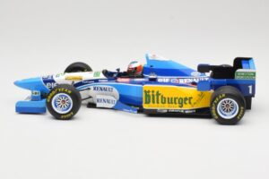 Benetton Renault B195 #1 M. Schumacher Winner Belgian GP 1995 Minichamps 1:18 510952901 Metal - imagem 3 de 6