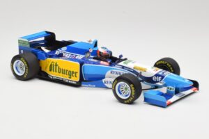 Benetton Renault B195 #1 M. Schumacher Winner Belgian GP 1995 Minichamps 1:18 510952901 Metal - imagem 4 de 6