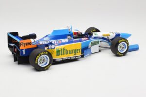 Benetton Renault B195 #1 M. Schumacher Winner Monaco GP 1995 Minichamps 1:18 510952301 Metal - imagem 2 de 6