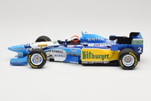 Benetton Renault B195 #2 J. Herbert Winner British GP 1995 Minichamps 1:18 110950802 Metal - imagem 3 de 6