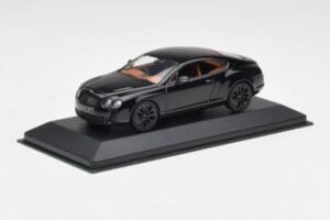 Bentley Continental GT Preto Com Jantes Pretas Minichamps 1:43 BENTLEY002 Metal - imagem 2 de 4