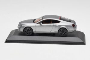 Bentley Continental GT Cinzento Com Jantes Pretas Minichamps 1:43 BENTLEY001 Metal