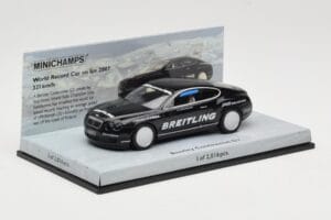 Bentley Continental GT World Record Car on Ice Preto Minichamps 1:43 436139026-O Metal - imagem 2 de 4