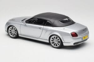 Bentley Continental Supersports Cabriolet 1ª Geração Prata Bburago 1:18 18-11037S Metal - imagem 7 de 8