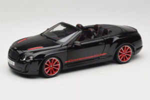 Bentley Continental Supersports ISR Cabriolet Preto Com Jantes Vermelhas Bburago 1:18 18-11035 Metal