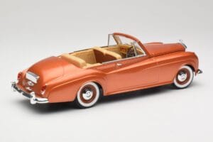 Bentley Type S2 Mulliner Cabriolet Tudor Laranja Metálico Solido 1:18 8007 Metal - imagem 3 de 8