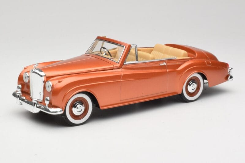 Bentley Type S2 Mulliner Cabriolet Tudor Laranja Metálico Solido 1:18 8007 Metal