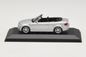 BMW 1-Series E88 Cabriolet Titan Silver Minichamps 1:43 80420427037-R1 Metal