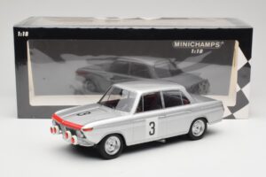 BMW 1800 TiSA #3 D. Glemser / J. Ickx 24 Hours of Spa 1965 Minichamps 1:18 155652903 Metal - imagem 6 de 6