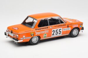BMW 2002 Jagermeister #255 W. Stiller Rally Monte Carlo 1973 IXO 1:18 18RMC165 Metal - imagem 2 de 6