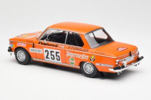 BMW 2002 Jagermeister #255 W. Stiller Rally Monte Carlo 1973 IXO 1:18 18RMC165 Metal - imagem 5 de 6