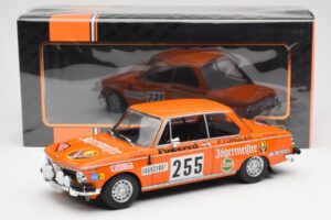 BMW 2002 Jagermeister #255 W. Stiller Rally Monte Carlo 1973 IXO 1:18 18RMC165 Metal - imagem 6 de 6
