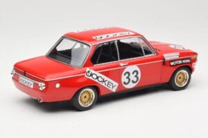 BMW 2002 Jockey Racing #33 B. Tobiasson / L. Nordstrom 6 Hours Nurburgring 1972 Minichamps 1:18 155722633 Metal - imagem 2 de 6