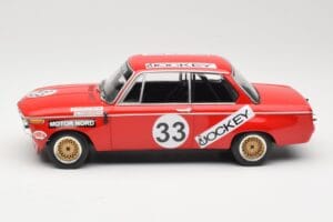 BMW 2002 Jockey Racing #33 B. Tobiasson / L. Nordstrom 6 Hours Nurburgring 1972 Minichamps 1:18 155722633 Metal - imagem 3 de 6