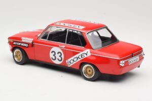 BMW 2002 Jockey Racing #33 B. Tobiasson / L. Nordstrom 6 Hours Nurburgring 1972 Minichamps 1:18 155722633 Metal - imagem 5 de 6
