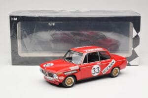 BMW 2002 Jockey Racing #33 B. Tobiasson / L. Nordstrom 6 Hours Nurburgring 1972 Minichamps 1:18 155722633 Metal - imagem 6 de 6