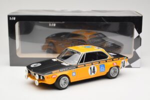BMW 2800 CS BMW Alpina #14 H. Kelleners / G. Huber Winners 24 Hours of Spa 1970 Minichamps 1:18 155702714 Metal - imagem 6 de 6