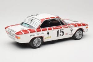 BMW 2800 CS E9 #15 Team Marabout Gaye / S. Braillard 24 Hours of Spa 1972 Minichamps 1:18 155722715 Metal - imagem 2 de 6
