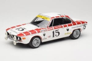 BMW 2800 CS E9 #15 Team Marabout Gaye / S. Braillard 24 Hours of Spa 1972 Minichamps 1:18 155722715 Metal