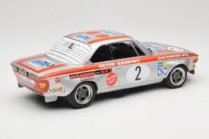 BMW 2800 CS E9 #2 Team Schnitzer J. Fitzpatrick / H. Heyer Winners Grand Prix Touring Cars Nurburgring 1972 Minichamps 1:18 1 - imagem 2 de 6