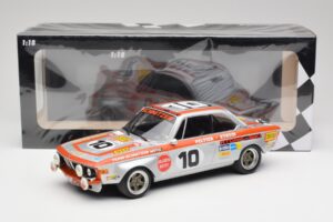 BMW 2800 CS Team Schnitzer #10 J. Fitzpatrick / J. Peltier Spa 1972 Minichamps 1:18 155722710 Metal - imagem 6 de 6