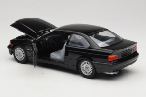 BMW 3 Series E36 Coupe Preto UT Models 1:18 BMW009 Metal - imagem 5 de 8