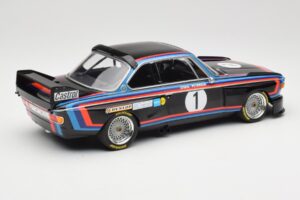 BMW 3.0 CSL E9 #1 BMW Motorsport H-J. Stuck Winner Norisring Trophy 1974 Minichamps 1:18 155742691 Metal - imagem 2 de 6