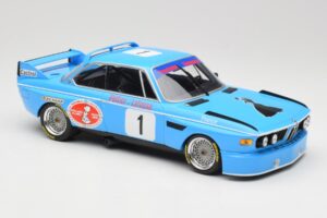 BMW 3.0 CSL E9 #1 Precision Liegeoise J. Peltier / C. Lafosse Winners 4 Hours Monza 1974 Minichamps 1:18 155742681 Metal - imagem 3 de 6