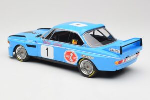 BMW 3.0 CSL E9 #1 Precision Liegeoise J. Peltier / C. Lafosse Winners 4 Hours Monza 1974 Minichamps 1:18 155742681 Metal - imagem 4 de 6