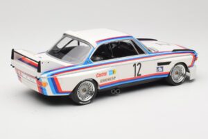 BMW 3.0 CSL E9 #12 BMW Motorsport C. Amon / H-J. Stuck Winners 6 Hours Nurburgring 1973 Minichamps 1:18 155732612 Metal - imagem 2 de 6