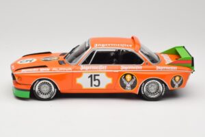 BMW 3.0 CSL E9 #15 Jägermeister Racing N. Lauda / G. Joisten 6 Hours Nurburgring 1973 Minichamps 1:18 155732615 Metal - imagem 3 de 6