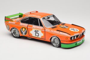BMW 3.0 CSL E9 #15 Jägermeister Racing N. Lauda / G. Joisten 6 Hours Nurburgring 1973 Minichamps 1:18 155732615 Metal - imagem 4 de 6