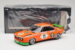 BMW 3.0 CSL E9 #15 Jägermeister Racing N. Lauda / G. Joisten 6 Hours Nurburgring 1973 Minichamps 1:18 155732615 Metal - imagem 6 de 6
