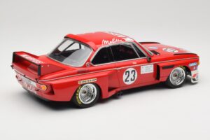 BMW 3.0 CSL E9 #23 Faltz Alpina A. de Fierlant / H. Grohs Zandvoort Trophy 1975 Minichamps 1:18 155752623 Metal - imagem 2 de 6