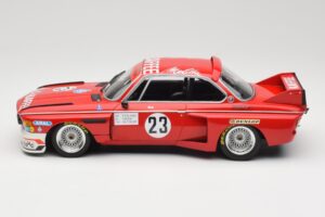 BMW 3.0 CSL E9 #23 Faltz Alpina A. de Fierlant / H. Grohs Zandvoort Trophy 1975 Minichamps 1:18 155752623 Metal - imagem 3 de 6